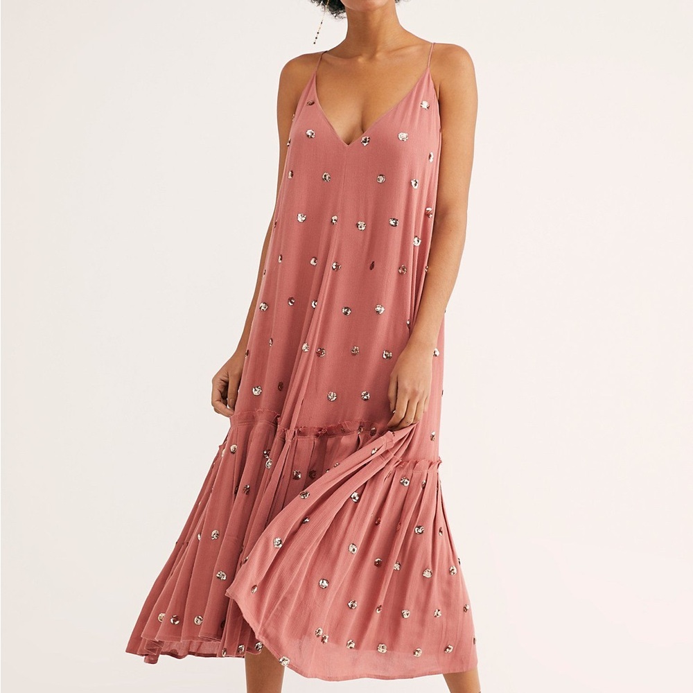 Free People - Milky Way Sequin Maxi Dress
